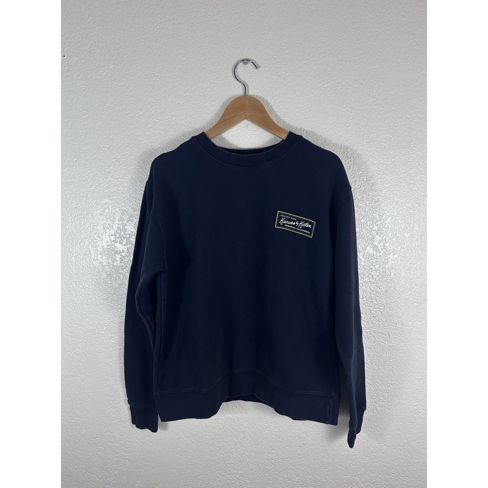 Katin Canvas By Katin Crewneck Sweatshirt Mens Small Navy Blue Surf